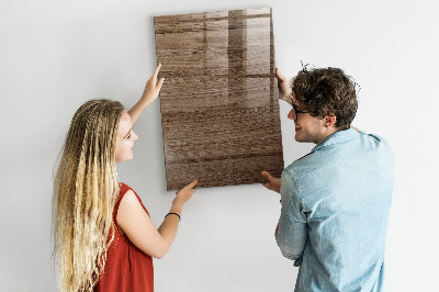 Decoratief glazen wandbord beschrijfbaar en magnetisch Modern prikbord voor foto's en notities