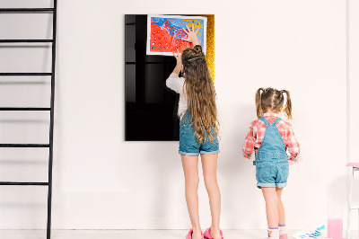 Memobord van glas met print inclusief neodymium magneten Magnetisch bord voor notities en foto's