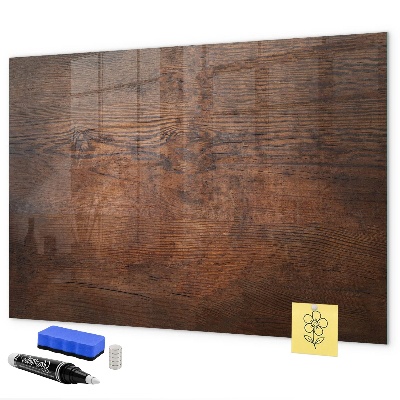 Decoratief glazen wandbord beschrijfbaar en magnetisch Een knusse ruimte om je herinneringen tentoon te stellen.