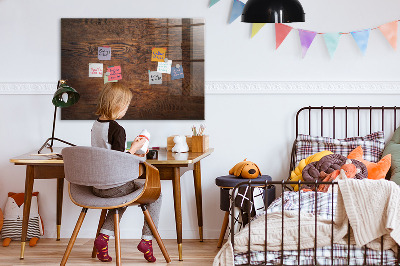 Decoratief glazen wandbord beschrijfbaar en magnetisch Een knusse ruimte om je herinneringen tentoon te stellen.