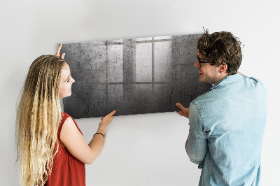 Memobord van glas met print inclusief neodymium magneten Bord voor foto's en notities