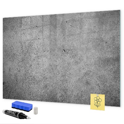 Decoratief glazen wandbord beschrijfbaar en magnetisch Memobord met magneten en foto's