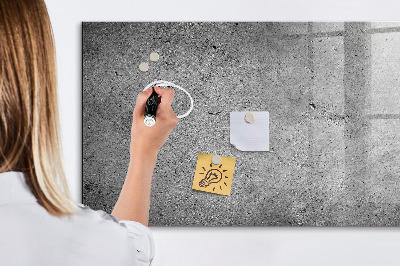 Decoratief glazen wandbord beschrijfbaar en magnetisch Memobord met magneten en foto's