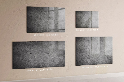 Decoratief glazen wandbord beschrijfbaar en magnetisch Memobord met magneten en foto's