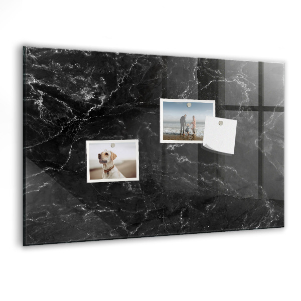 Decoratief glazen wandbord beschrijfbaar en magnetisch Een stijlvol bord voor notities en foto's