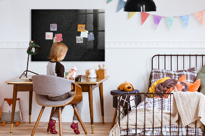 Decoratief glazen wandbord beschrijfbaar en magnetisch Notitie- en fotobord