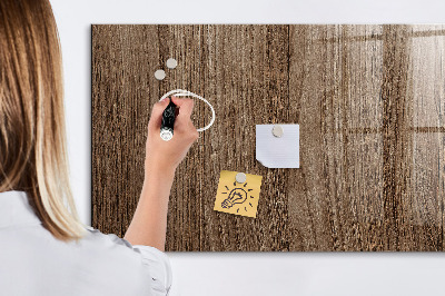 Decoratief glazen wandbord beschrijfbaar en magnetisch Notitie- en fotobord