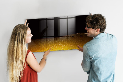 Memobord van glas met print inclusief neodymium magneten Magnetisch bord voor notities en foto's