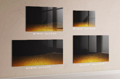 Memobord van glas met print inclusief neodymium magneten Magnetisch bord voor notities en foto's