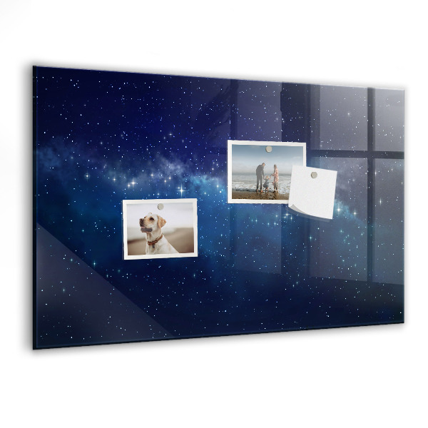 Decoratief glazen wandbord beschrijfbaar en magnetisch Magnetisch bord voor foto's en notities