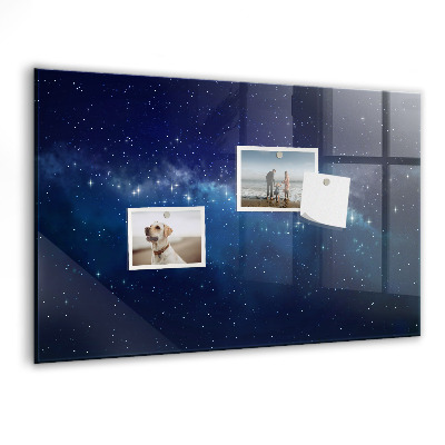 Decoratief glazen wandbord beschrijfbaar en magnetisch Magnetisch bord voor foto's en notities