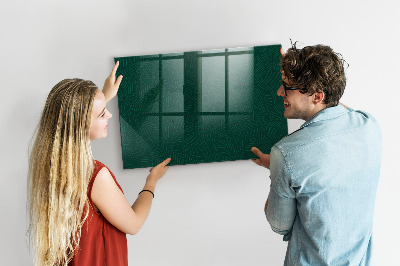 Decoratief glazen wandbord beschrijfbaar en magnetisch Notitie- en fotobord