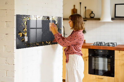 Decoratief glazen wandbord beschrijfbaar en magnetisch Creatief fotopresentatiebord
