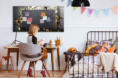 Decoratief glazen wandbord beschrijfbaar en magnetisch Creatief fotopresentatiebord