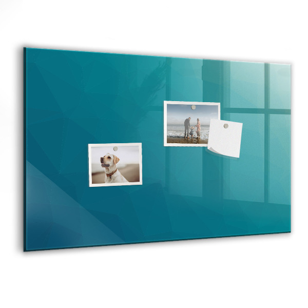 Memobord van glas met print inclusief neodymium magneten Praktische accessoires voor op kantoor en thuis.