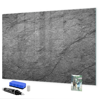 Decoratief glazen wandbord beschrijfbaar en magnetisch Magnetisch bord voor foto's en notities