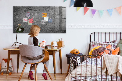 Decoratief glazen wandbord beschrijfbaar en magnetisch Magnetisch bord voor foto's en notities