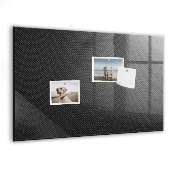 Decoratief glazen wandbord beschrijfbaar en magnetisch Notitie- en fotobord