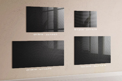 Decoratief glazen wandbord beschrijfbaar en magnetisch Notitie- en fotobord