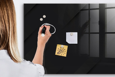 Memobord van glas met print inclusief neodymium magneten Memobord met magneten en foto's