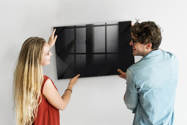 Memobord van glas met print inclusief neodymium magneten Memobord met magneten en foto's