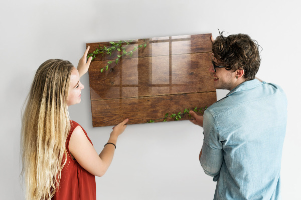 Decoratief glazen wandbord beschrijfbaar en magnetisch Een stijlvol bord voor notities en foto's