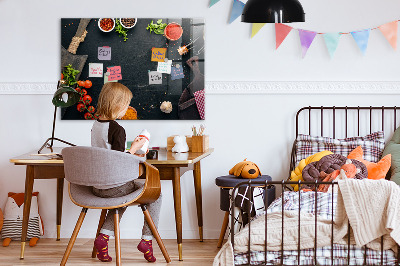 Decoratief glazen wandbord beschrijfbaar en magnetisch Keukeninspiratie met persoonlijke herinneringen