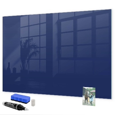 Memobord van glas met print inclusief neodymium magneten Magnetisch bord voor notities en foto's