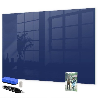 Memobord van glas met print inclusief neodymium magneten Magnetisch bord voor notities en foto's