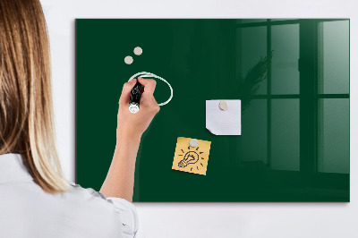 Decoratief glazen wandbord beschrijfbaar en magnetisch Magnetisch bord voor notities en foto's