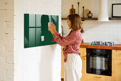 Decoratief glazen wandbord beschrijfbaar en magnetisch Magnetisch bord voor notities en foto's