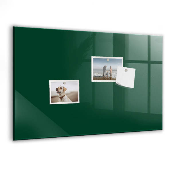 Decoratief glazen wandbord beschrijfbaar en magnetisch Magnetisch bord voor notities en foto's