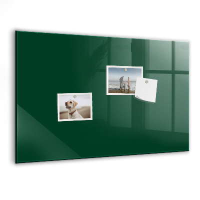 Decoratief glazen wandbord beschrijfbaar en magnetisch Magnetisch bord voor notities en foto's