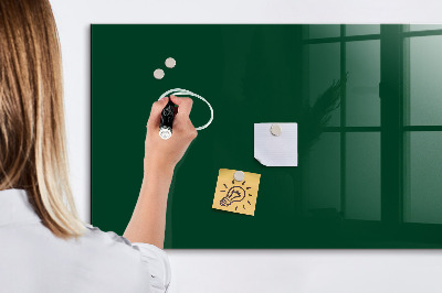 Decoratief glazen wandbord beschrijfbaar en magnetisch Magnetisch bord voor notities en foto's