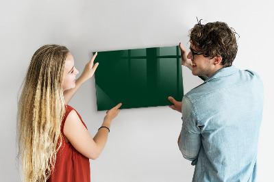 Decoratief glazen wandbord beschrijfbaar en magnetisch Magnetisch bord voor notities en foto's