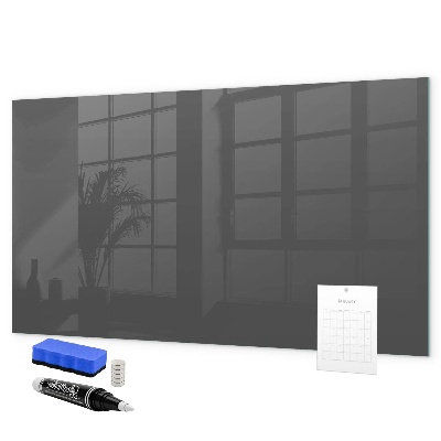 Memobord van glas met print inclusief neodymium magneten Een praktisch prikbord voor notities en foto's.