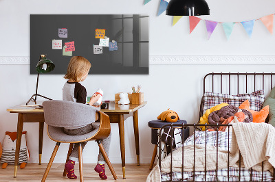 Memobord van glas met print inclusief neodymium magneten Een praktisch prikbord voor notities en foto's.
