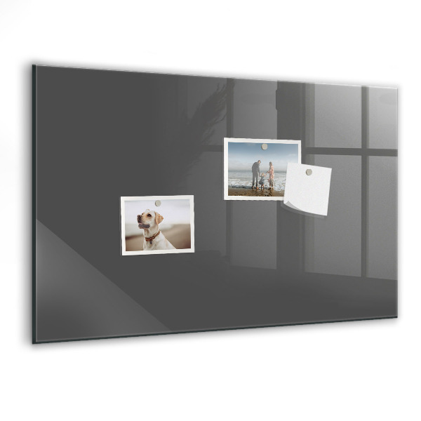 Memobord van glas met print inclusief neodymium magneten Een praktisch prikbord voor notities en foto's.