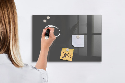 Memobord van glas met print inclusief neodymium magneten Een praktisch prikbord voor notities en foto's.