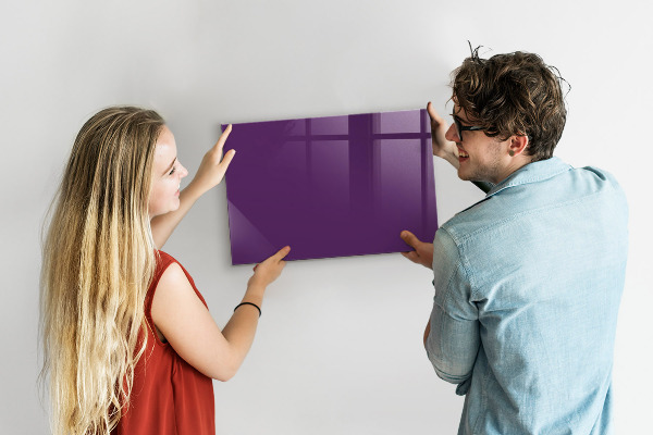 Decoratief glazen wandbord beschrijfbaar en magnetisch Magnetisch bord voor notities en foto's