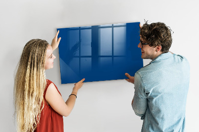 Decoratief glazen wandbord beschrijfbaar en magnetisch Een praktisch prikbord voor notities en foto's.