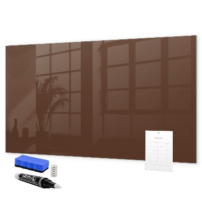 Memobord van glas met print inclusief neodymium magneten Magnetisch bord voor notities en foto's