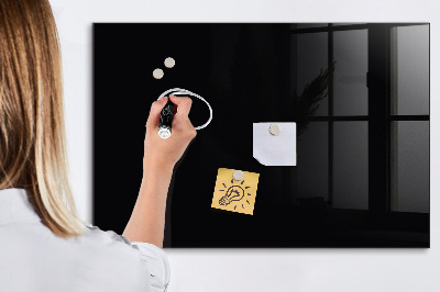 Decoratief glazen wandbord beschrijfbaar en magnetisch Modern prikbord voor notities en foto's