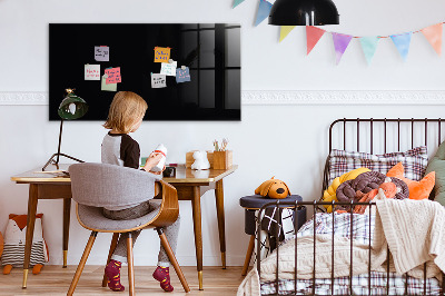 Decoratief glazen wandbord beschrijfbaar en magnetisch Modern prikbord voor notities en foto's