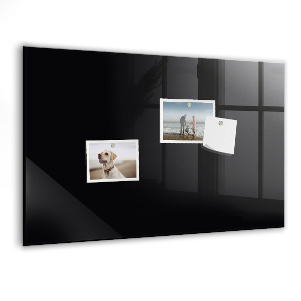 Decoratief glazen wandbord beschrijfbaar en magnetisch Modern prikbord voor notities en foto's