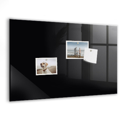 Decoratief glazen wandbord beschrijfbaar en magnetisch Modern prikbord voor notities en foto's