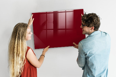 Memobord van glas met print inclusief neodymium magneten Een stijlvol bord voor notities en foto's