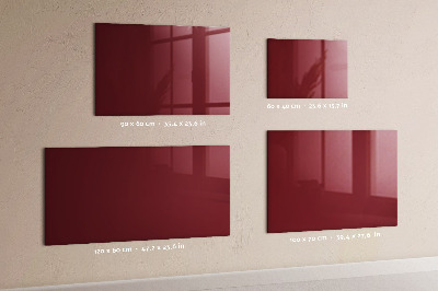 Memobord van glas met print inclusief neodymium magneten Een stijlvol bord voor notities en foto's