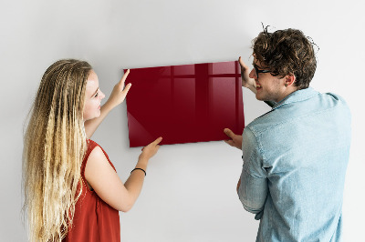 Memobord van glas met print inclusief neodymium magneten Een stijlvol bord voor notities en foto's