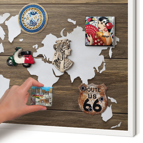 Houten kaart
